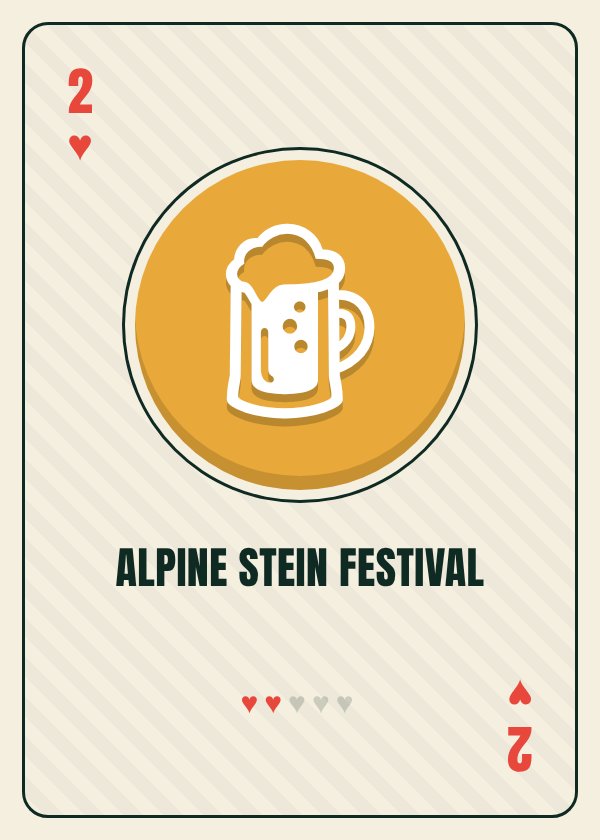 Alpine Stein Festival card