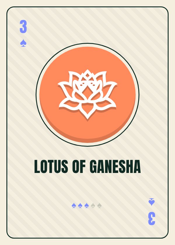 Lotus of Ganesha card