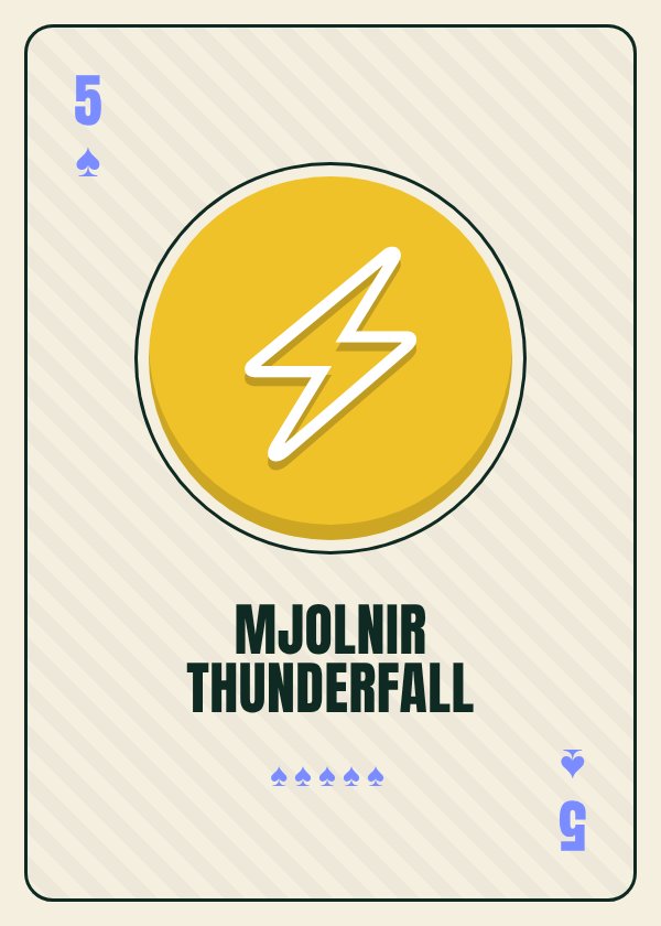Mjolnir Thunderfall card