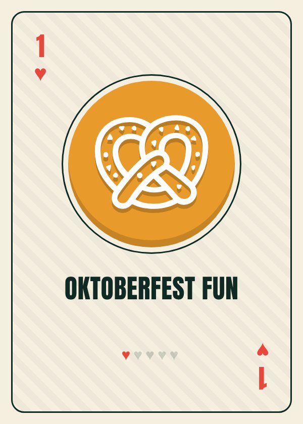 Oktoberfest Fun card
