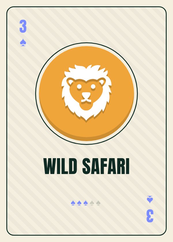 Wild Safari card